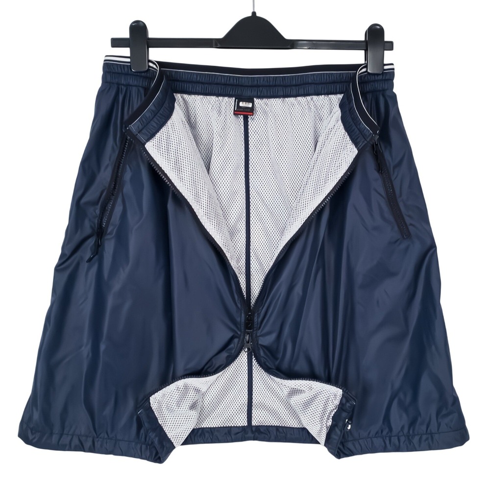 Bogner Fire+Ice Zip Skirt Womens 12 Navy Blue Athletic Nylon Apres Ski Polyamide